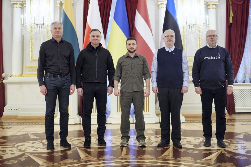 Presidents from countries on Russia’s doorstep visit Ukraine