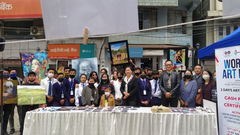 Two-day art festival in Kohima underway