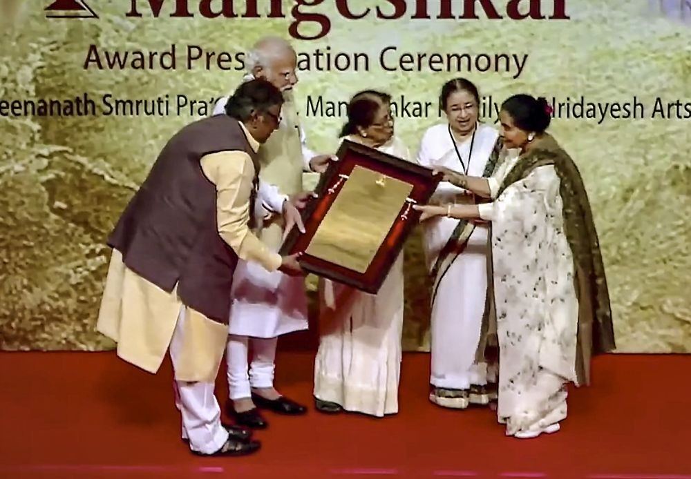 Lata Didi was like my elder sister: PM Modi after receiving Lata Deenanath Mangeshkar award