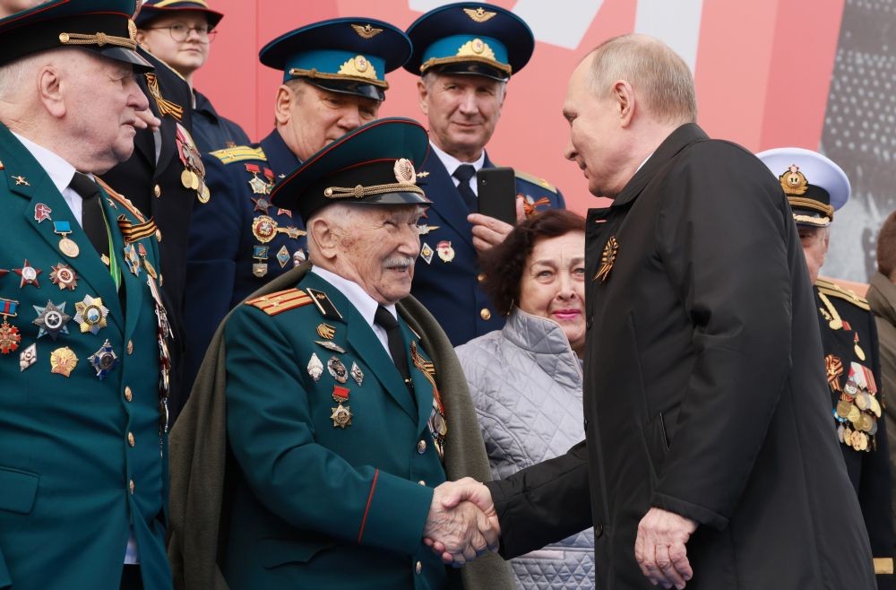 Moscow: Russian President Vladimir Putin arrives to attend the Victory Day military parade marking the 77th anniversary of the end of World War II in Moscow, Russia, Monday, May 9, 2022. AP/PTI