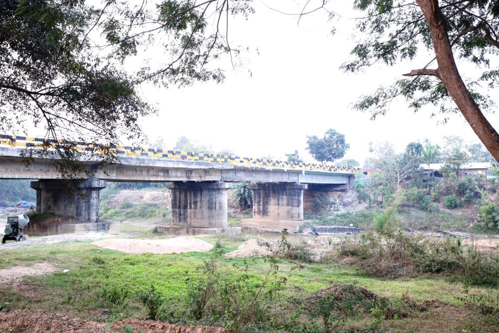 No Guarantee? The bridge, which was inaugurated in February 2022, linking Shozhukhe village with Zukihe took some 15 years to complete.  (Morung Photo)