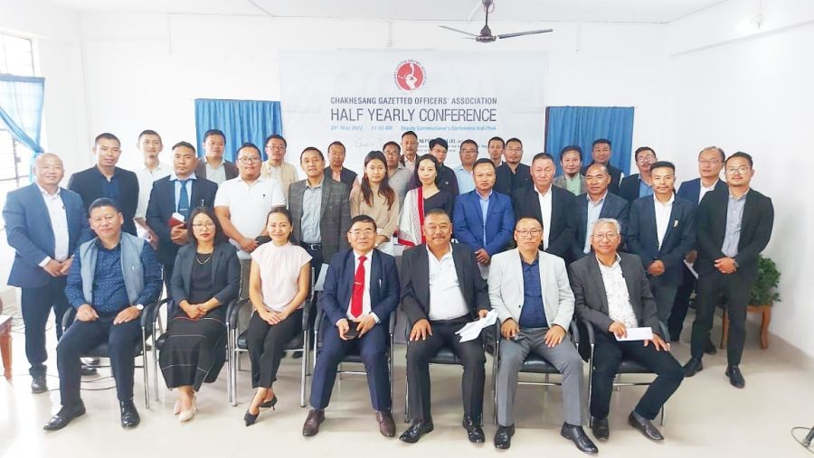 CGOA officials and others at CGOA conference in Phek on May 28.