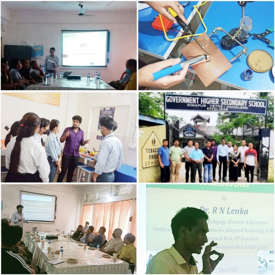 Capacity building programme for Nodal Teachers of Atal Tinkering Labs (ATLs) was held in Dimapur on May 12 and 13.