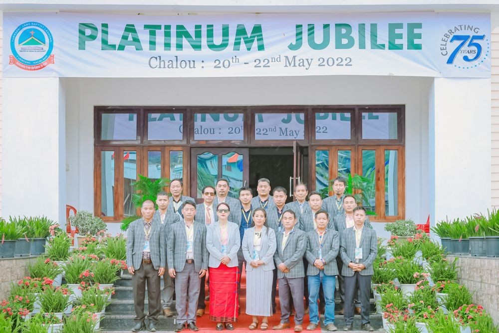 Planning Committee of the Platinum Jubilee celebration of Tuensang Sang Baptist Lashong.