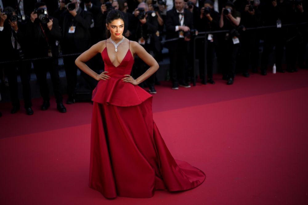 Jury member Deepika Padukone poses for photographers upon arrival at the premiere of the film 'Armageddon Time' at the 75th international film festival, Cannes, southern France, Thursday, May 19, 2022.AP/PTI(