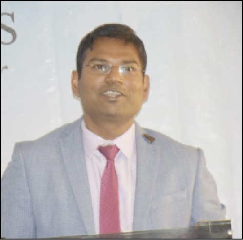 Outgoing Dimapur DC Sushil Kumar Patel, IAS addressing the farewell programme held at the conference hall on January 11. (DIPR Photo)