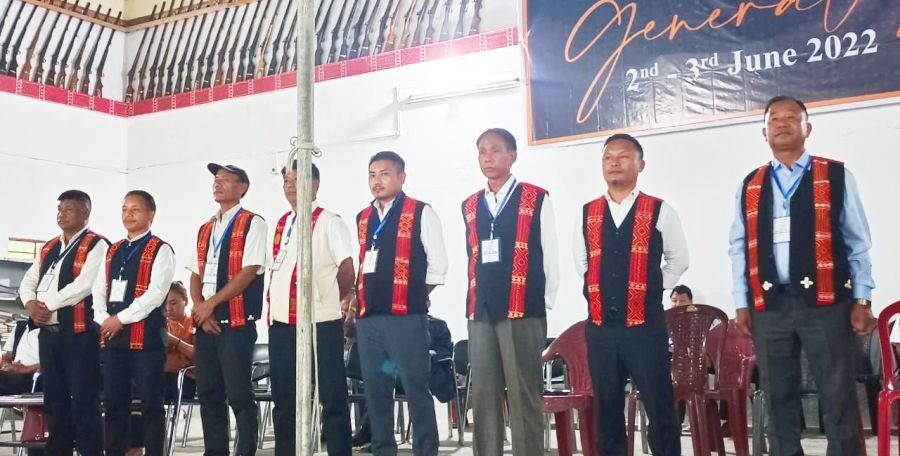 Konyak Union, Mon Hq new office bearers.