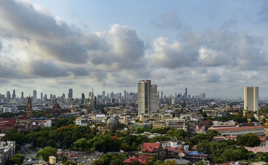 Mumbai: Scattered clouds over the city skyline, in Mumbai, Thursday, June 9, 2022. The monsoon is progressing normally and will likely reach Maharashtra in the next two days, according to the India Meteorological Department (IMD). (PTI Photo/Shashank Parade)