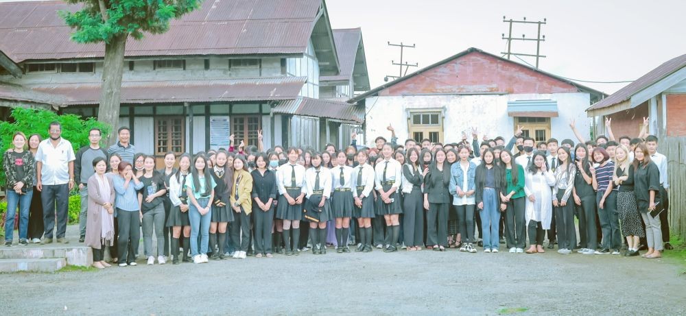 GHSS Tuensang organized a felicitation programme for the successful HSLC and HSSLC students on June 6. (Morung Photo)