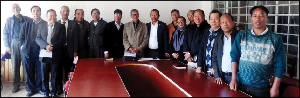 Members of the Naga Club during the observation programme of the Naga Club 2019 Foundation Day on January 7. (Photo Courtesy/ Naga Club)
