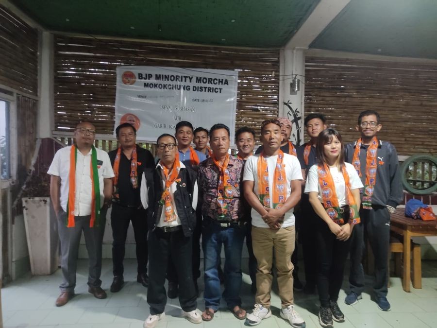 Minority Morcha, BJP Mokokchung district along with invitees from different mandals and morchas at Nature’s Park, Ungma on June 8. 