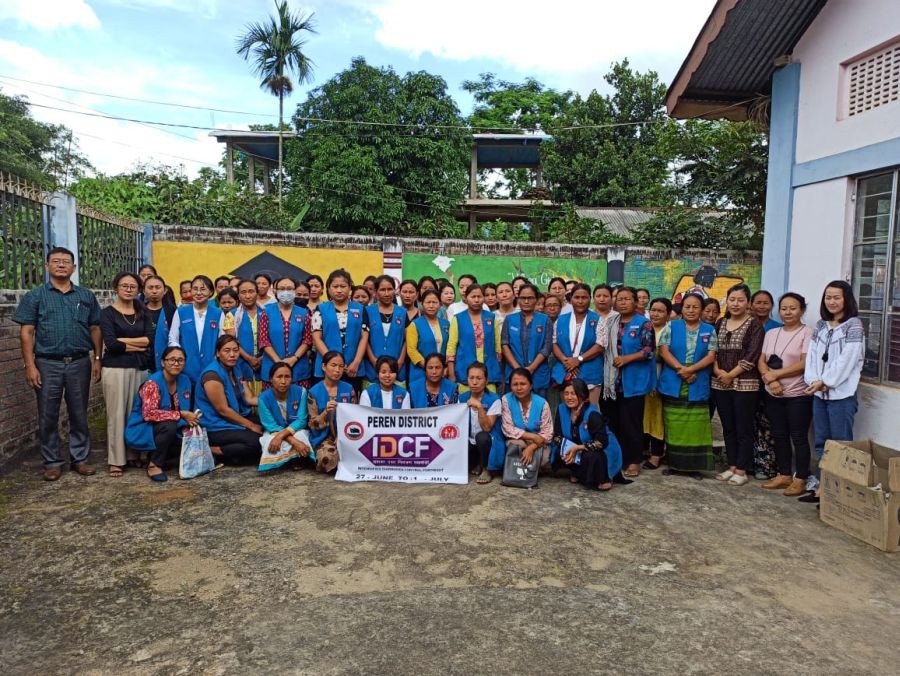 Participants during the launch of IDCF at Jalukie Women Welfare Hall on June 27. 