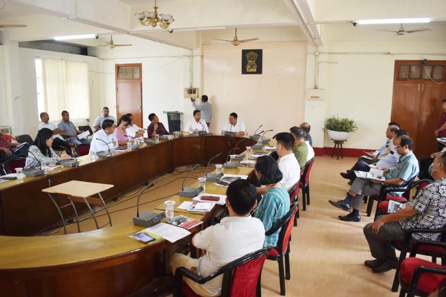 The Dimapur DPDB meeting for June was held on June 8 at the DC’s Conference Hall. (DIPR Photo)