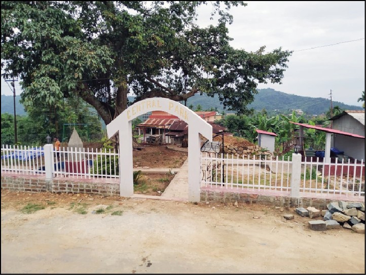 Mangkolemba town will have its own community park called the ‘Central Park’- an initiative spearheaded by the ADC and the community. (Morung Photo)