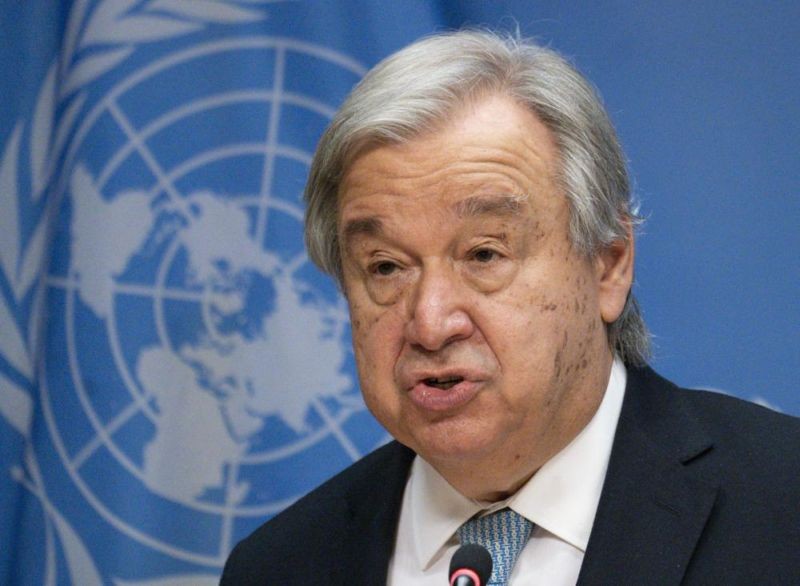 United Nations Secretary-General Antonio Guterres addresses reporters during a news conference in New York, United States, Wednesday, June 8, 2022. The head of the United Nations has warned the world faces 'catastrophe' because of the growing shortage of food around the globe. (AP File Photo)