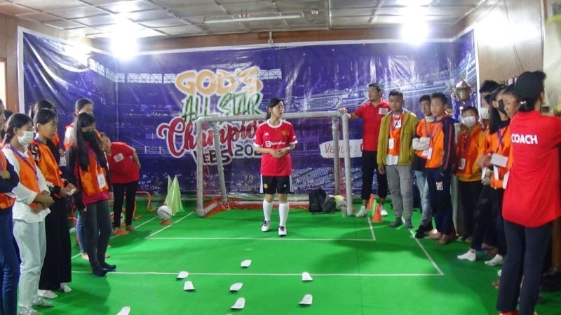Children at the opening ceremony of VEBS at CRC, Kohima Village on June 23.
