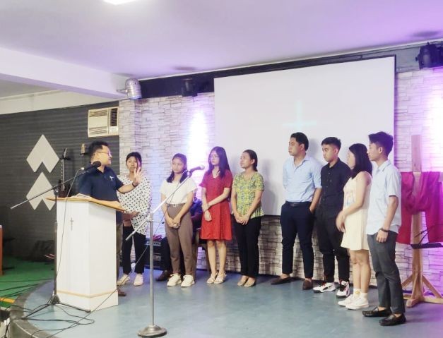Some of the successful HSLC and HSSLC candidates at the prayer cum felicitation programme on June 12.