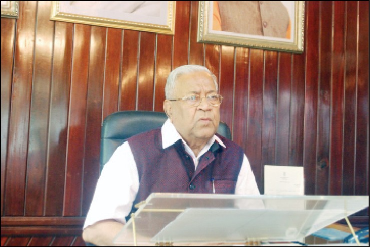 Outgoing Governor PB Acharya. (Morung Photo)