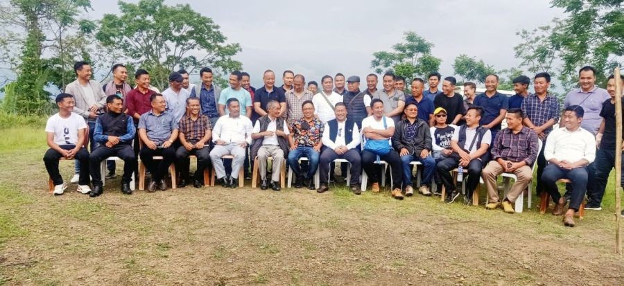 Members of KDVDBU during the meeting at Zubza Block on June 14.