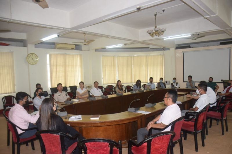 Meeting of the District Task Force and NGOs, Civil Societies, DMC and GBs held at DC conference hall, Dimapur on July 19. (DIPR Photo)