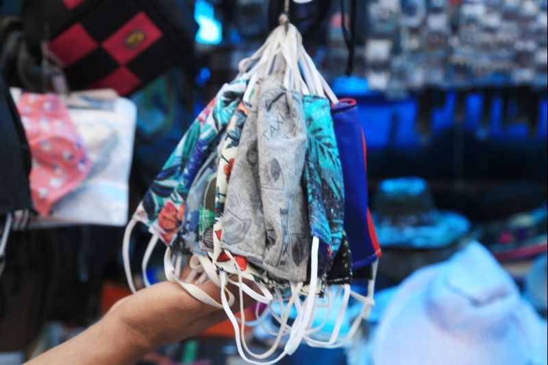 Masks on sale at Dimapur Market. (Morung File Photo)