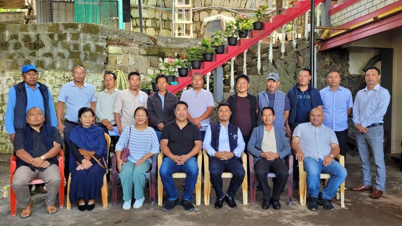 Er Zale Neikha and Dr Atha Vizol with others. (Morung Photo)