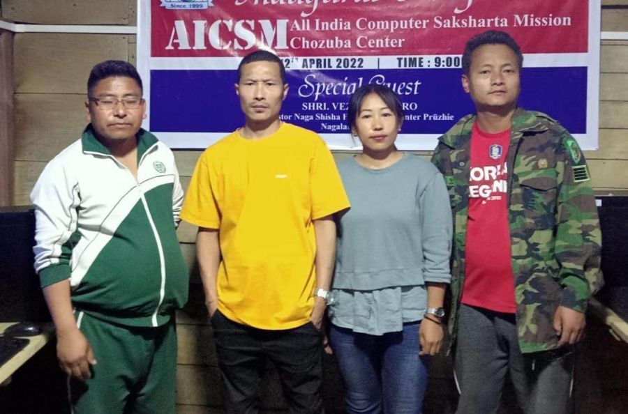 AICSM Chozuba Center branch director with faculty.