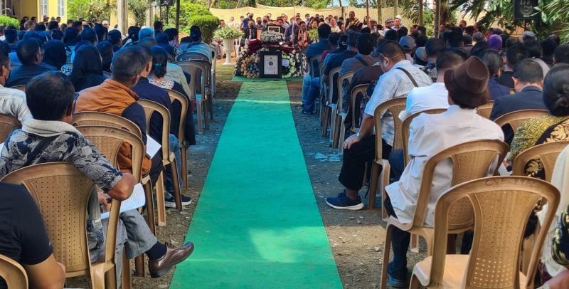 Funeral service of Vejoi Vero at Phek town on July 23.