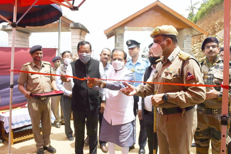 Governor of Nagaland and Assam Prof. Jagdish Mukhi at the flagging-off ceremony of Jotsoma-Khonoma BRO road at Khonoma on July 30. (Photo Courtesy: PRO Raj Bhavan)