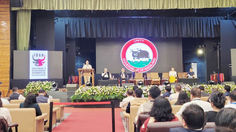 Nagaland Chief Minister Neiphiu Rio addressing the precursor to the 1st Nagaland CSR & Investment Conclave 2022 in Kohima on July 4.