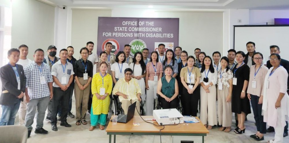 Officials and participants during the workshop on Disability-Inclusive Disaster Risk Management held on July 14 and 15.