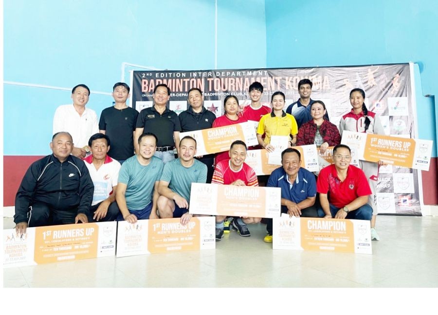 2nd Inter-department badminton event Kohima 2022 concludes | MorungExpress