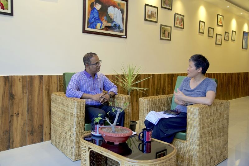Dr (Fr) Vijay D’Souza and Dr Dolly Kikon
