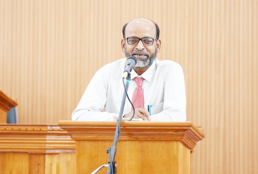 Jubilee Memorial School, Momokchung outgoing principal, Sunil Kumar Maiti (Photo Courtesy: JMS)