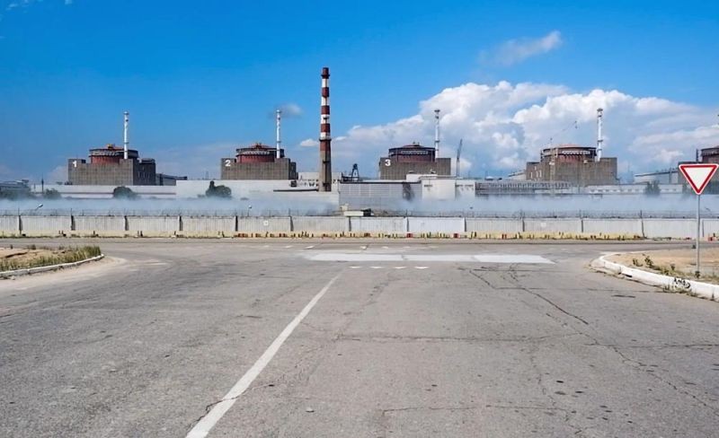 In this handout photo taken from video and released by Russian Defense Ministry Press Service on Aug. 7, 2022, a general view of the Zaporizhzhia Nuclear Power Station in territory under Russian military control, southeastern Ukraine. The Zaporizhzhia plant is in southern Ukraine, near the town of Enerhodar on the banks of the Dnieper River. It is one of the 10 biggest nuclear plants in the world. Russia and Ukraine have accused each other of shelling Europe's largest nuclear power plant, stoking international fears of a catastrophe on the continent. ( AP File Photo)