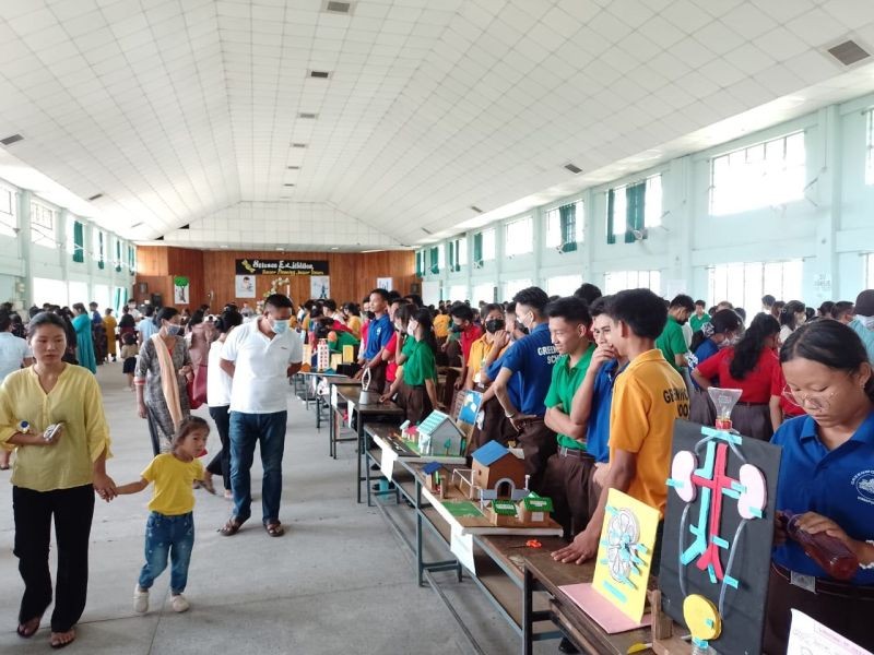 Greenwood School Dimapur conducted Annual Science Exhibition 2022 at the school premises on August 12 with the theme ‘Better Planning Better Future.’ A total of 116 science models were presented by students. Special guest Dr T Sashimar Jamir, an Orthopaedic Surgeon at Faith Hospital, Dimapur, encouraged the students to build a strong foundation for the future. (Morung Photo)