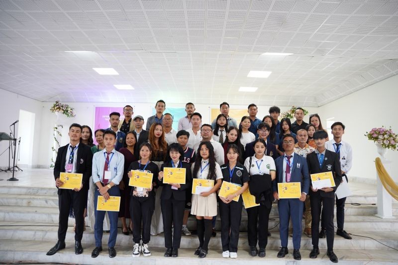 The winners of the 2nd Phoenix talent hunt held at Model Christian College.