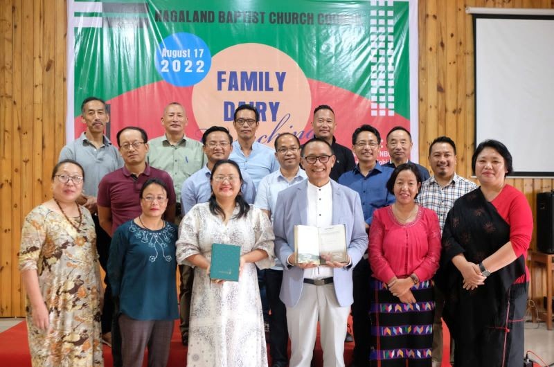 NBCC released the second edition of family diary edited by Rev Khrotso Mero, Executive Secretary, CBCC.