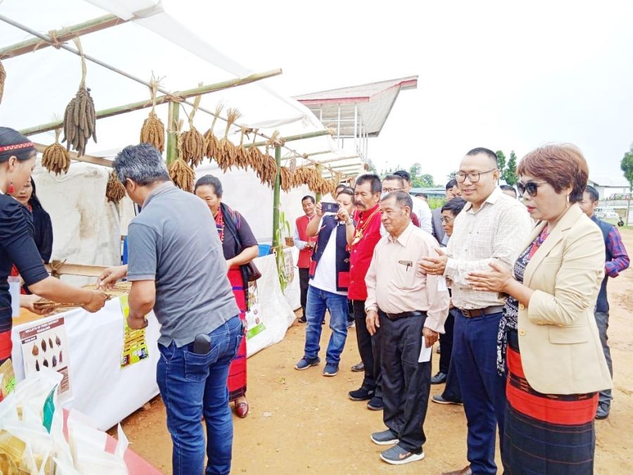 SEWA Shamator unit in collaboration with NEN celebrated the second Millet Festival with Thsuvisie Phoji, Deputy Commissioner, Shamator as the chief guest. (DIPR Photo)