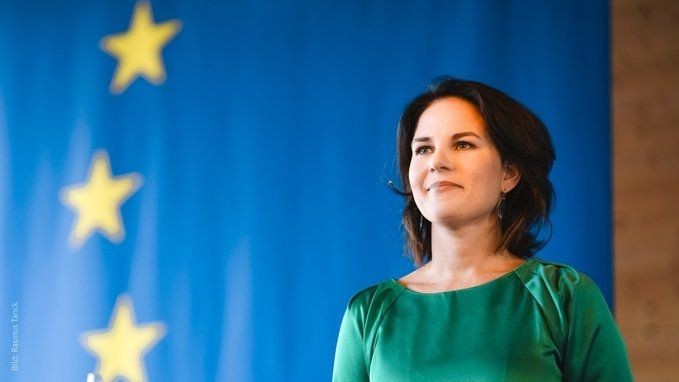 Annalena Baerbock, the Chancellor candidate of Germany' Green Party(Photo:twitter.com/ABaerbock)