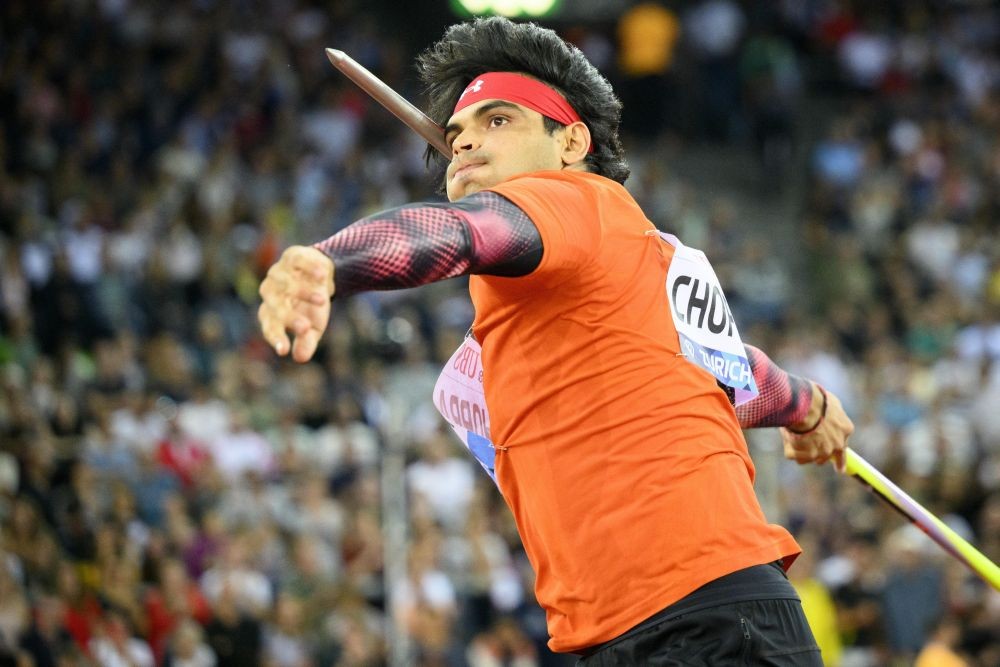 Neeraj Chopra of India competes in the Javelin Throw Men during the Weltklasse IAAF Diamond League international athletics meeting at the Letzigrund stadium in Zurich, Switzerland, Thursday, Sept. 8, 2022. AP/PTI