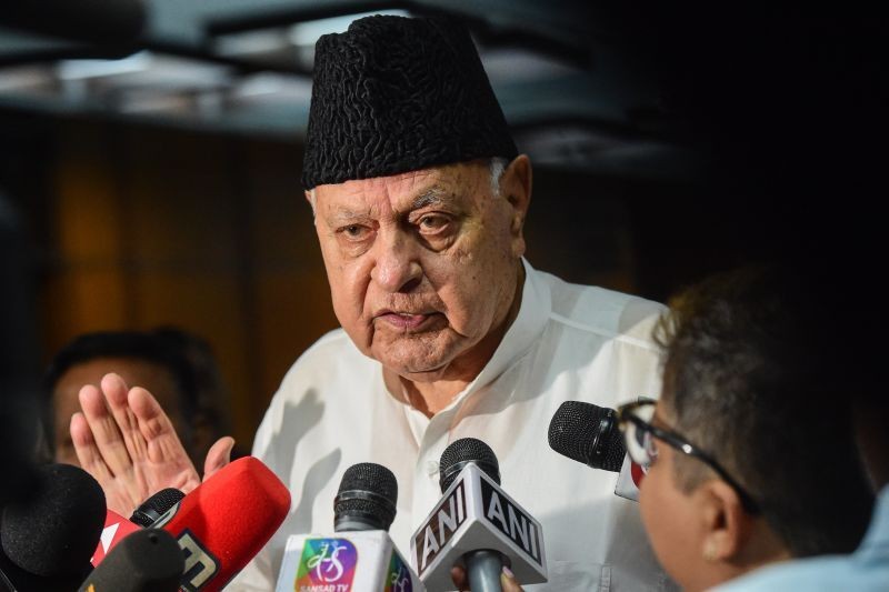 Jammu & Kashmir National Conference President Farooq Abdullah. (PTI File Photo)