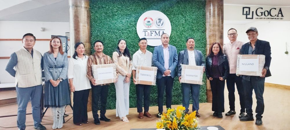 Assignment of TaFMA District partners for the four new districts namely Tseminyu, Shamator, Niuland and Chümoukedima at RCEMPA Foyer on September 27. (Morung Photo)