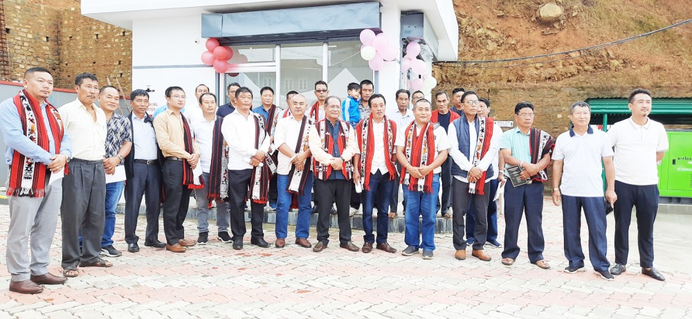 Attendees at the inaugural of the new gas station, HSD & MS MARCOFED Retail outlet at Arkong ward, Mokokchung on September 13. (Morung Photo).