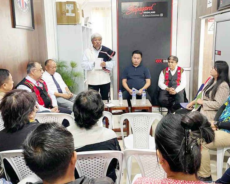 Dr. Nicky and others during the inauguration of Supagard in Kohima on September 12. (Morung Photo)