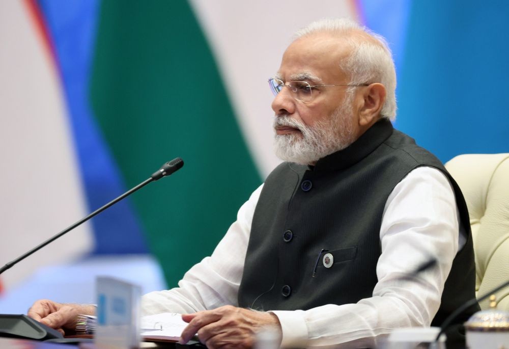 Samarkand: Indian Prime Minister Narendra Modi attends the Shanghai Cooperation Organization (SCO) summit in Samarkand, Uzbekistan, Friday, Sept. 16, 2022. (Sergei Bobylev, Sputnik, AP/PTI Photo