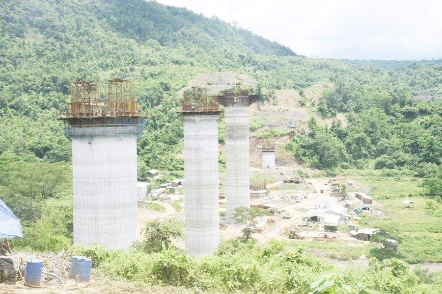 1st phase of the Dimapur-Dhansiripar to Kohima-Sechu rail line has been completed and the final phase is targeted to be completed by 2026. (Photo Courtesy: Twitter)
