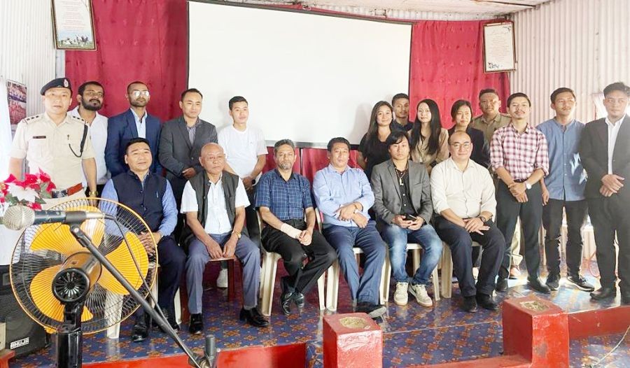 Officials during the Prison Staff Attendance App which was done in collaboration with Excellogics Tech Solutions Pvt Limited, Kohima at District Jail, Kohima on September 19.