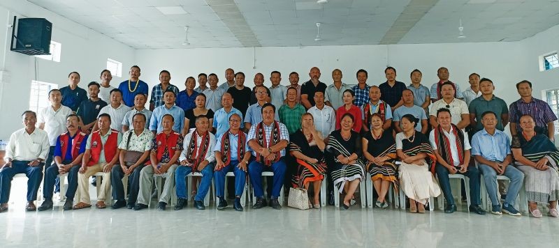 Officials of Chakhroma Public Organisation and its frontal organisations during the coordination meet held at CPO Hall Chümoukedima on September 9.