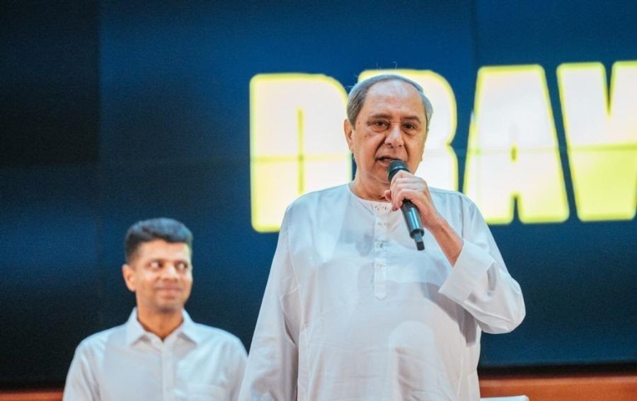 Bhubaneswar:Odisha Chief Minister Naveen Patnaik at the "FIH Hockey Men's World Cup-2023 Draw ceremony" at Convention Centre, Lokaseva Bhavan in Bhubaneswar on Thursday September 08, 2022.(Photo:Biswanath swain/IANS)